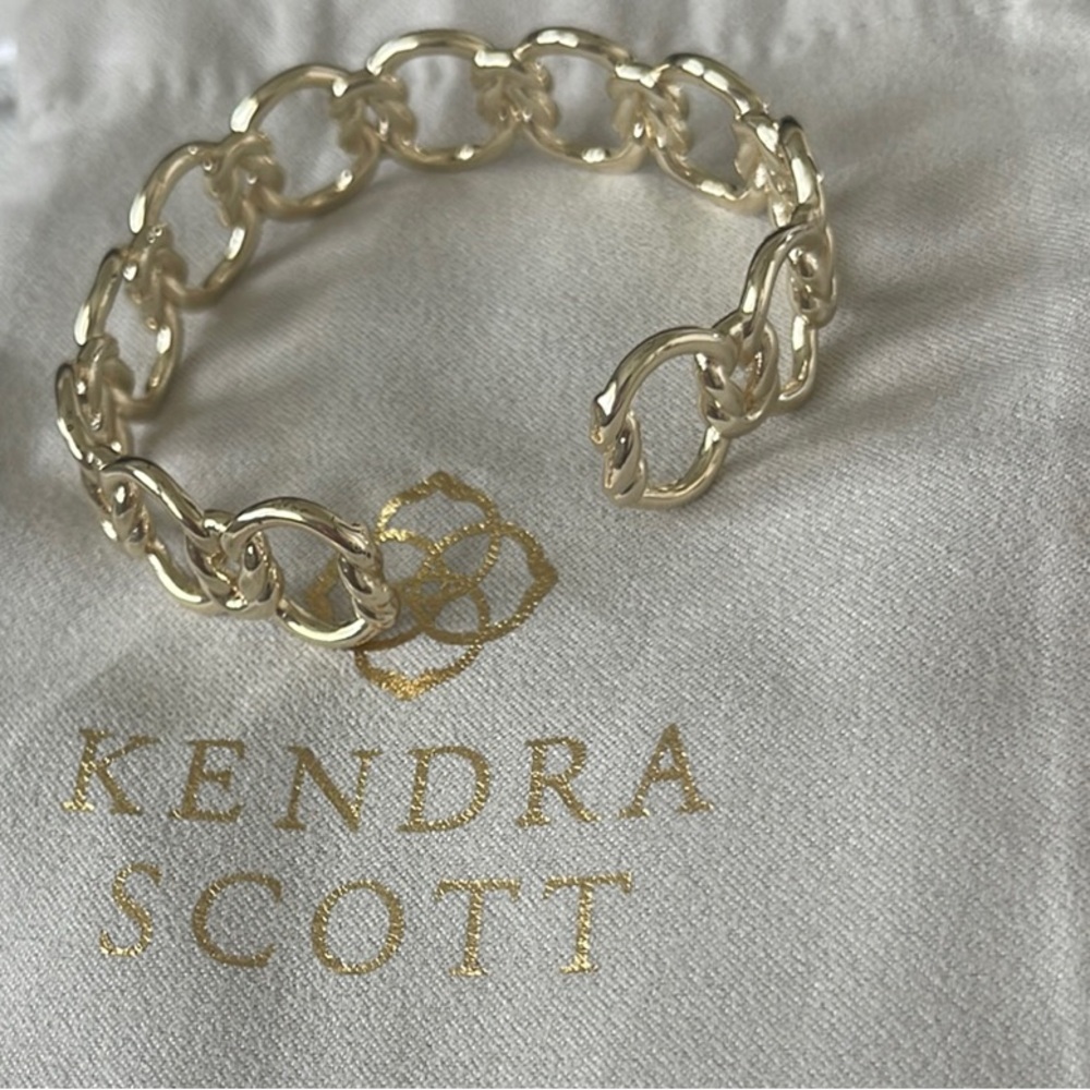 Kendra Scott Fallyn Cuff Gold Bracelet